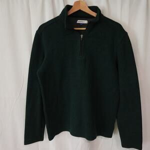 Artefact Activewear Jacket 3/4 Zip Green Collar Long Sleeve